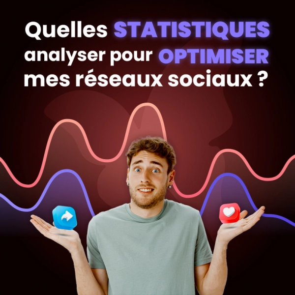 Visuel de l'article sur les statistiques à analyser pour optimiser ses réseaux sociaux