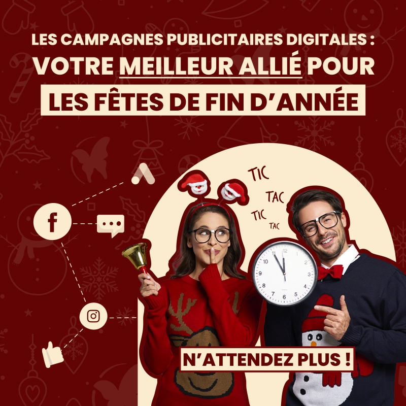 Campagnes publicitaires pour noël