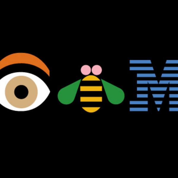 Premier logo IBM par Paul Rand 